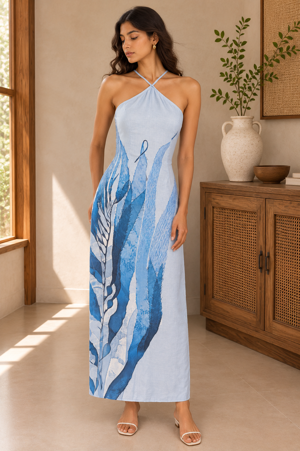 Printed Long Dress